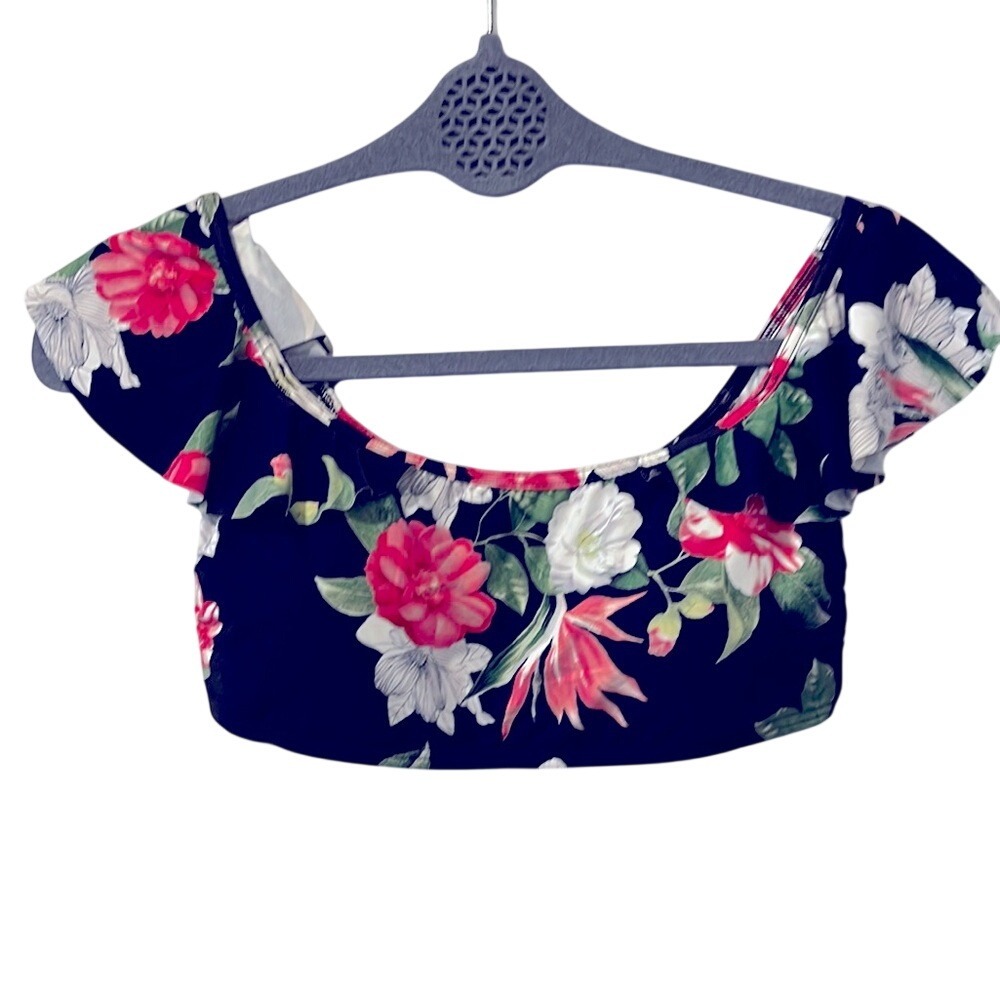 Vince Camuto Women's‎ Floral Bikini Top S